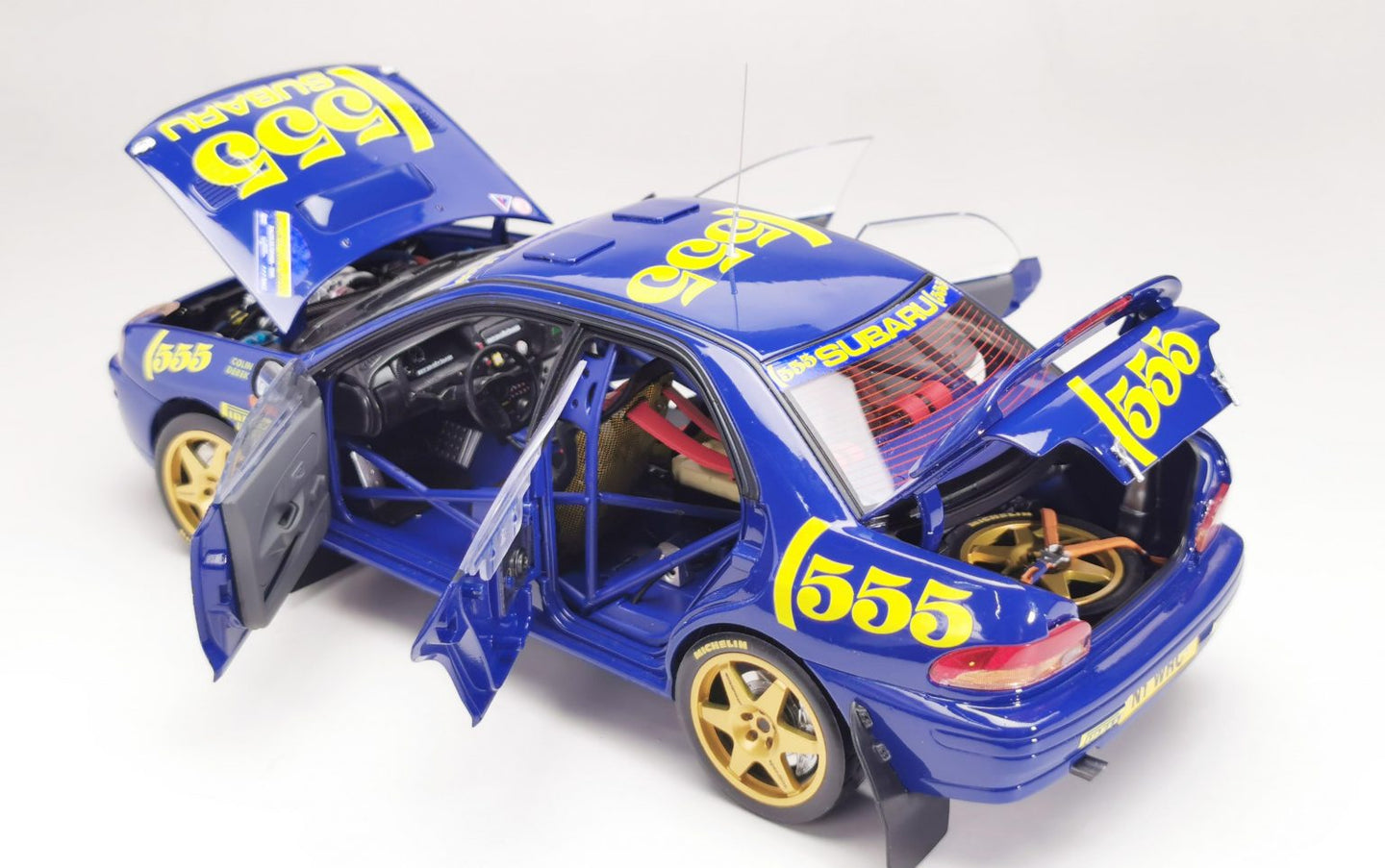 SUNSTAR SUBARU IMPREZA 555 N 1 WINNER RALLY CATALUNYA 1996 C.McRAE - R.DERK