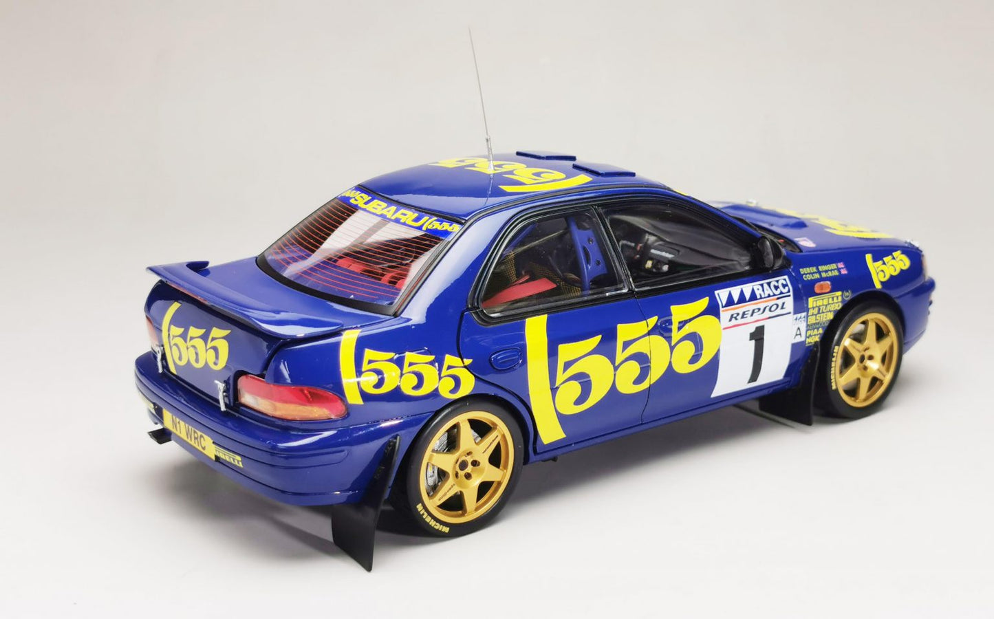 SUNSTAR SUBARU IMPREZA 555 N 1 WINNER RALLY CATALUNYA 1996 C.McRAE - R.DERK