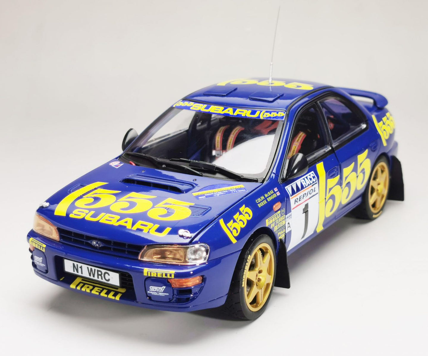 SUNSTAR SUBARU IMPREZA 555 N 1 WINNER RALLY CATALUNYA 1996 C.McRAE - R.DERK