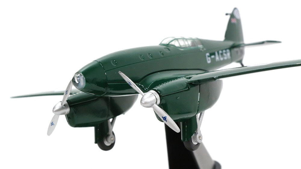 OXFORD DIECAST DH88 COMET "LONDON-MELBOURNE AIR RACE" REG: G-ACSR