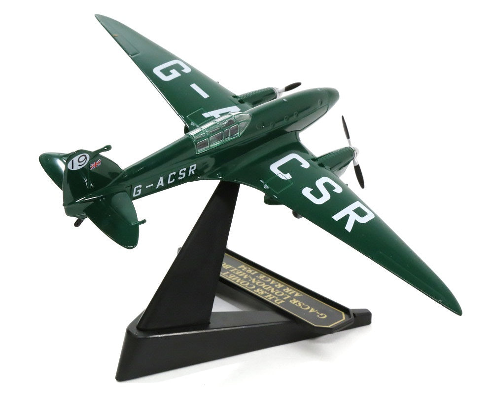OXFORD DIECAST DH88 COMET "LONDON-MELBOURNE AIR RACE" REG: G-ACSR