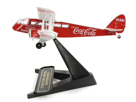 OXFORD DIECAST DH84 DRAGON VH-AQU COCA COLA