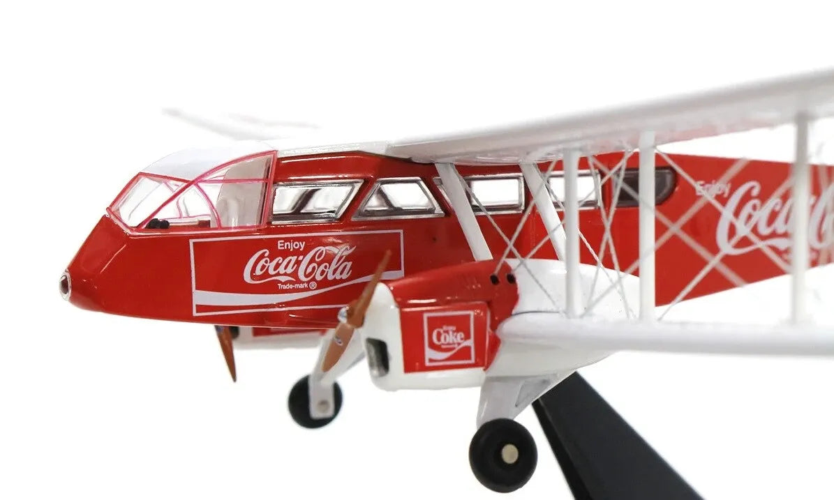 OXFORD DIECAST DH84 DRAGON VH-AQU COCA COLA
