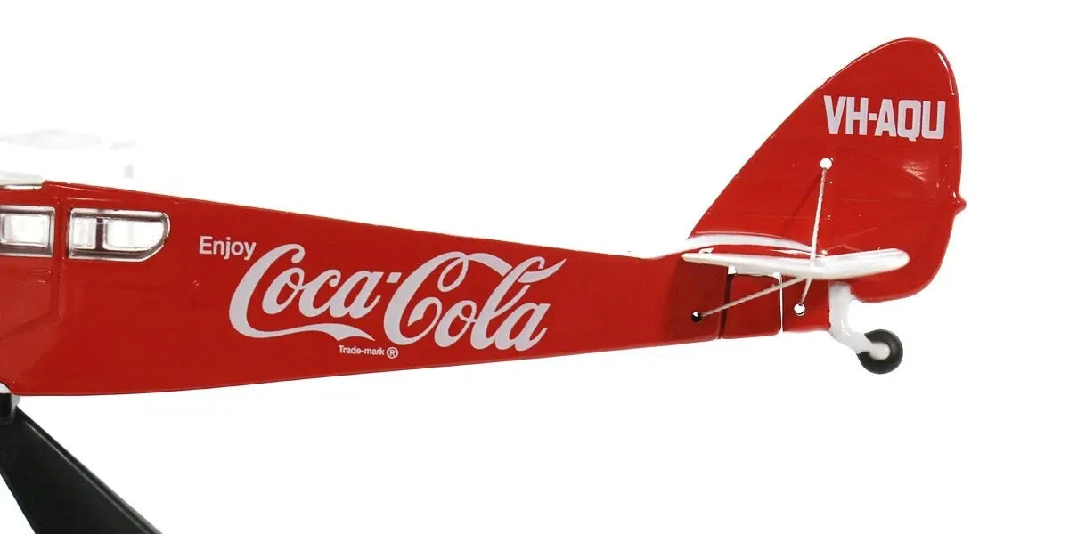 OXFORD DIECAST DH84 DRAGON VH-AQU COCA COLA