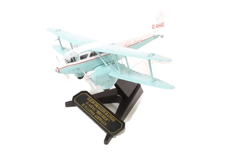 OXFORD DIECAST DH.89 DRAGON RAPIDE G-AHAG SCILLONIA AIRWAY