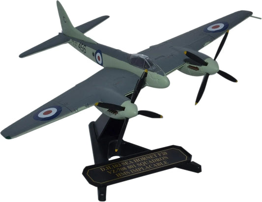 OXFORD DIECAST DH SEA HORNET F20 Z-708 HMS IMPLACABLE