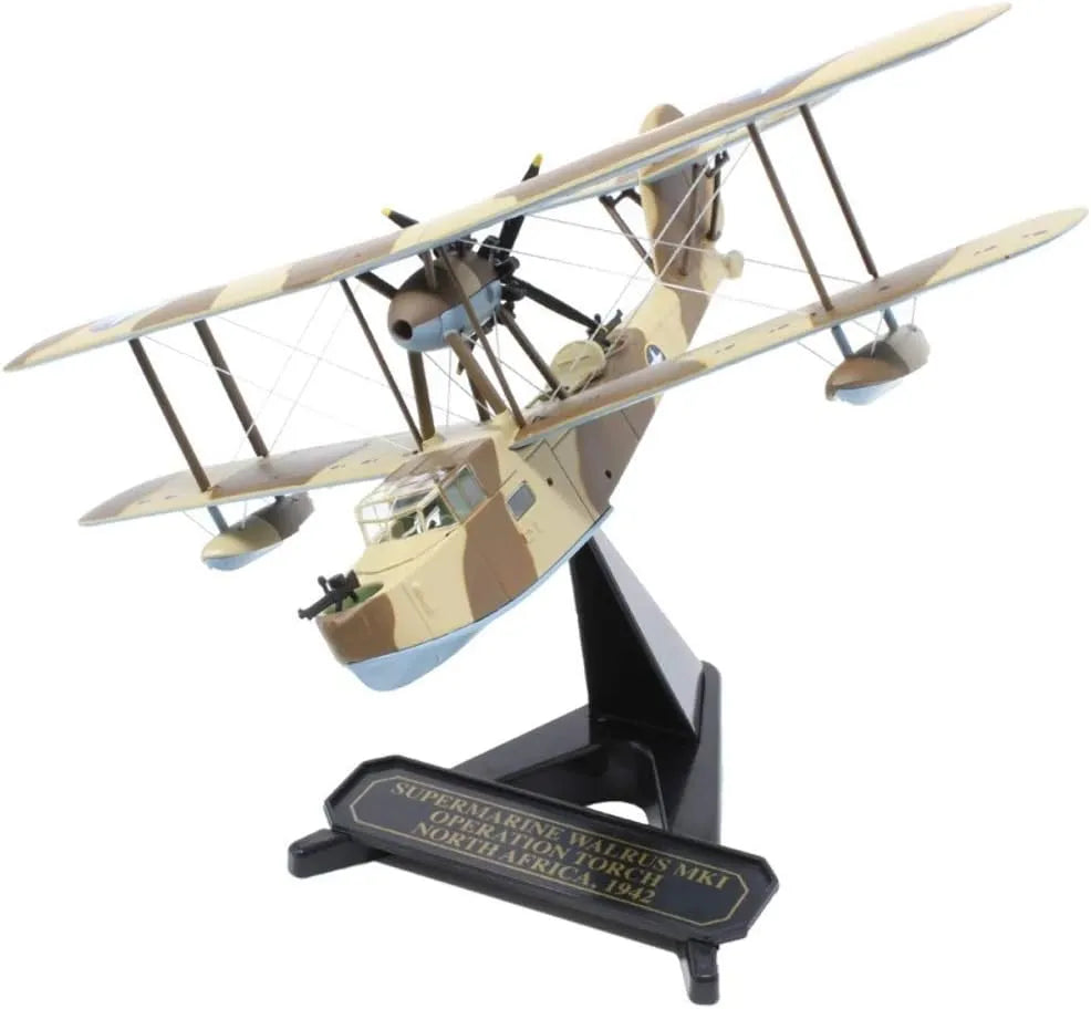 OXFORD DIECAST SUPERMARINE WALRUS "OPERATION TORCH"