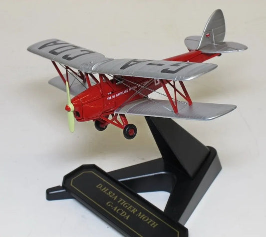 OXFORD DIECAST DH TIGER MOTH DE HAVILLAND FLYING CLUB