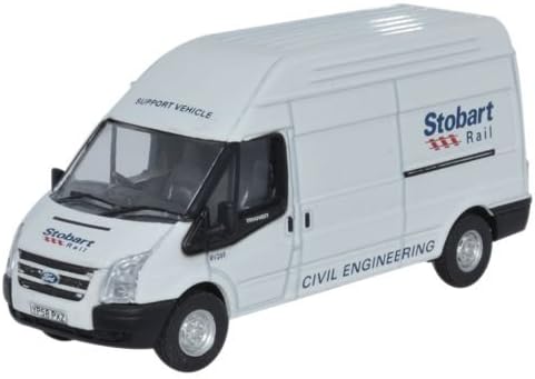 OXFORD DIECAST FORD TRANSIT LWB HIGH ROOF STOBART