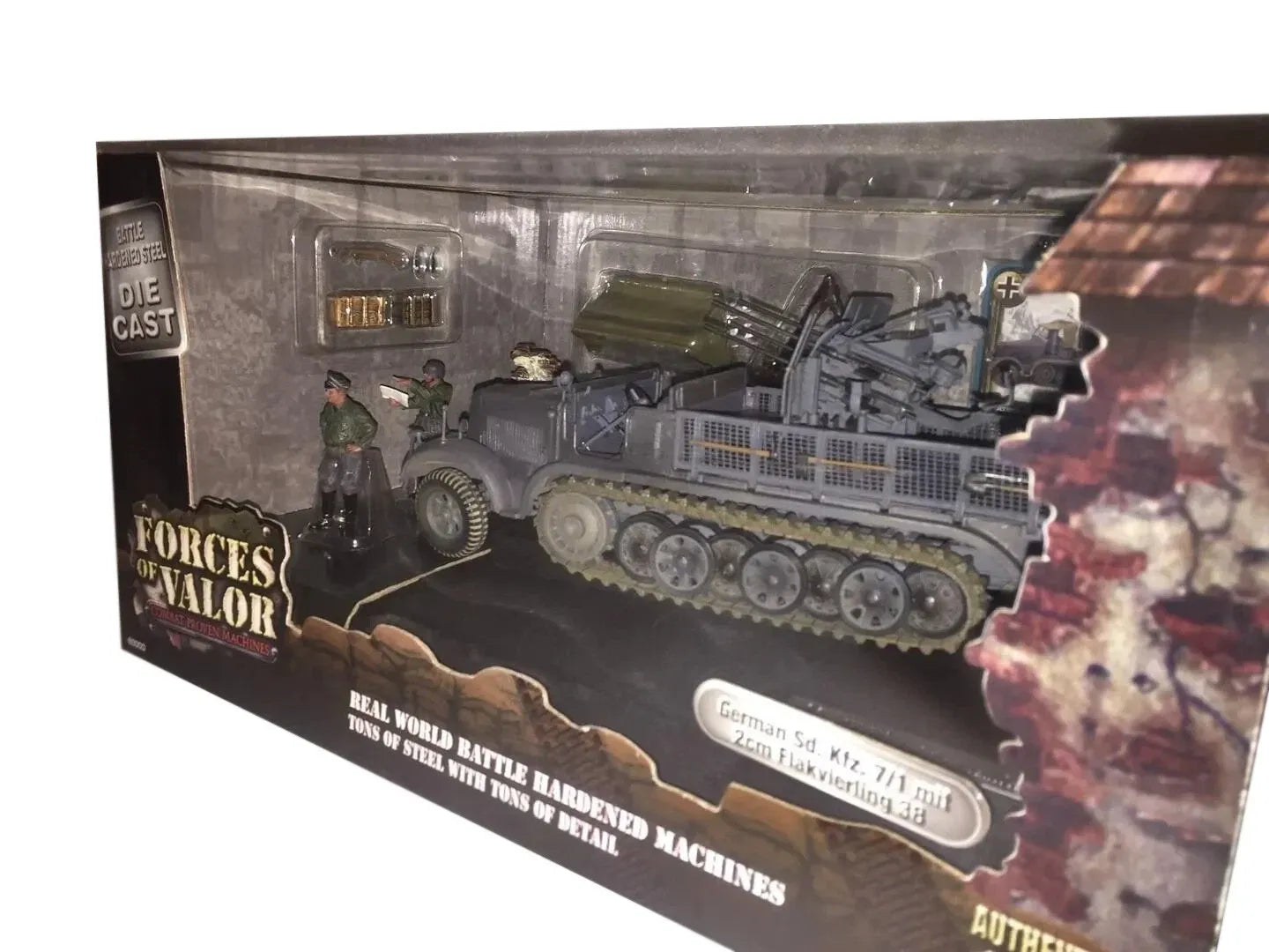 FORCES OF VALOR KRAUSS-MAFFEI SD.KFZ.7 HALF TRACK GERMAN ARMY