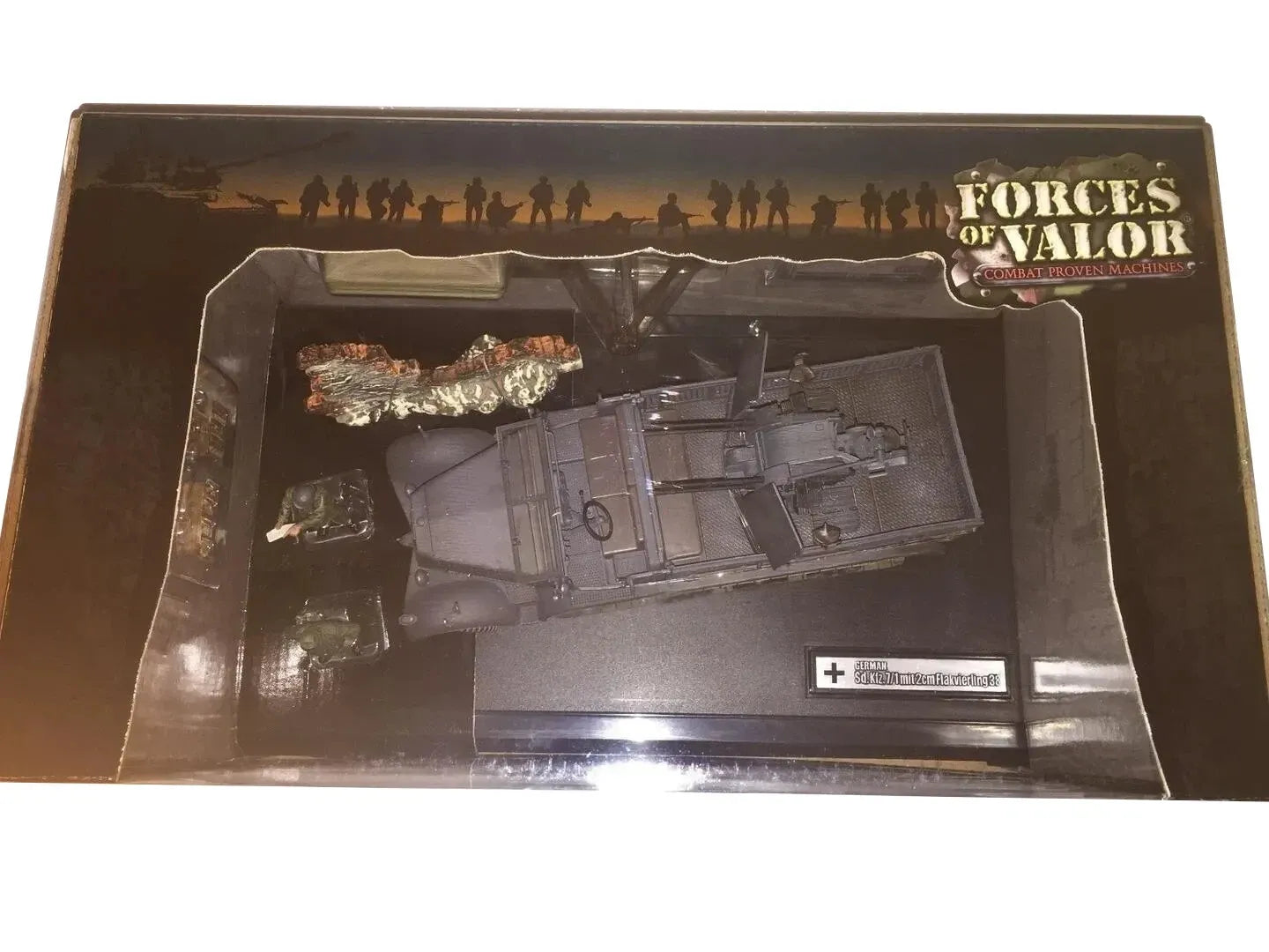 FORCES OF VALOR KRAUSS-MAFFEI SD.KFZ.7 HALF TRACK GERMAN ARMY