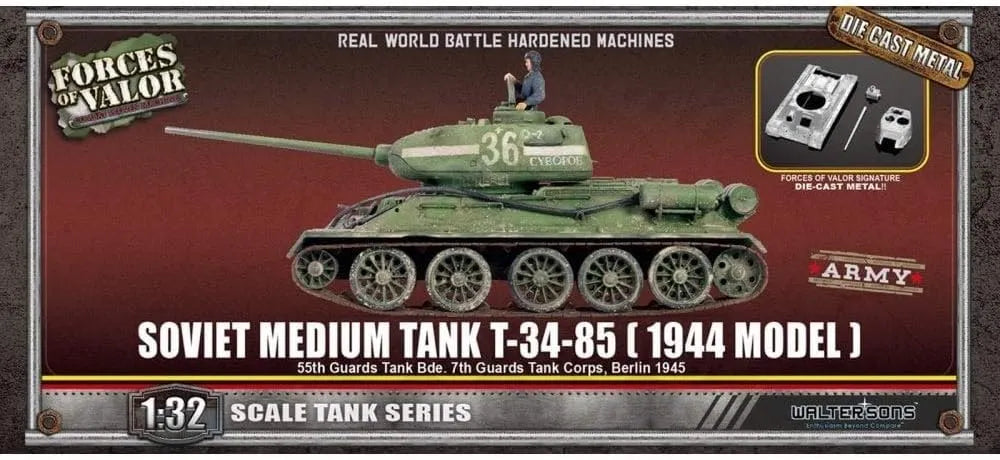 FORCES OF VALOR T-34/85 MEDIUM TANK 1945
