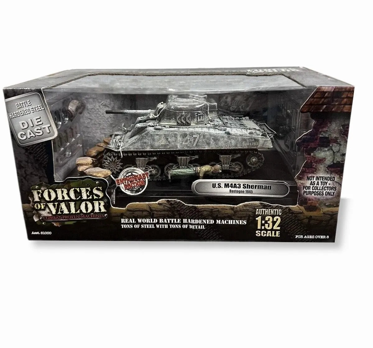 FORCES OF VALOR M4A3 SHERMAN TANK US ARMY