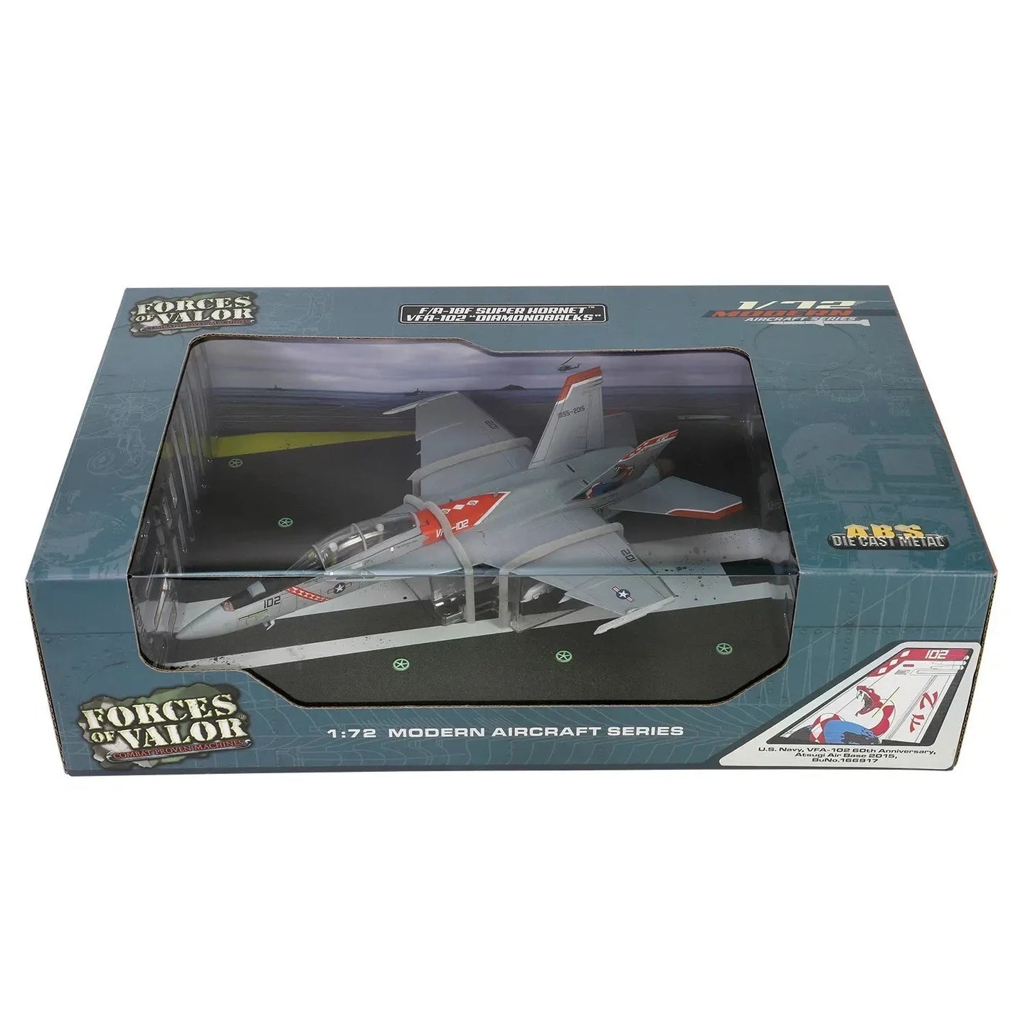 FORCES OF VALOR F/A 18F SUPER HORNET US NAVY VFA102 "DIAMONDBACKS" 2015