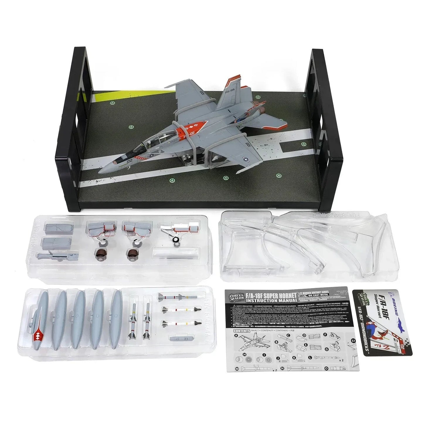 FORCES OF VALOR F/A 18F SUPER HORNET US NAVY VFA102 "DIAMONDBACKS" 2015