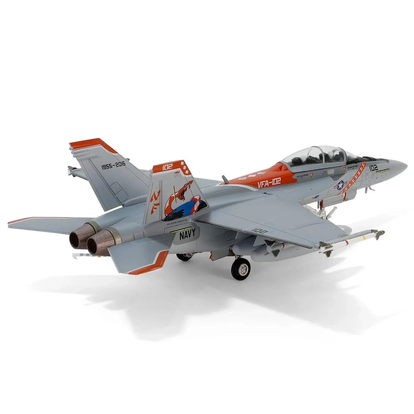 FORCES OF VALOR F/A 18F SUPER HORNET US NAVY VFA102 "DIAMONDBACKS" 2015