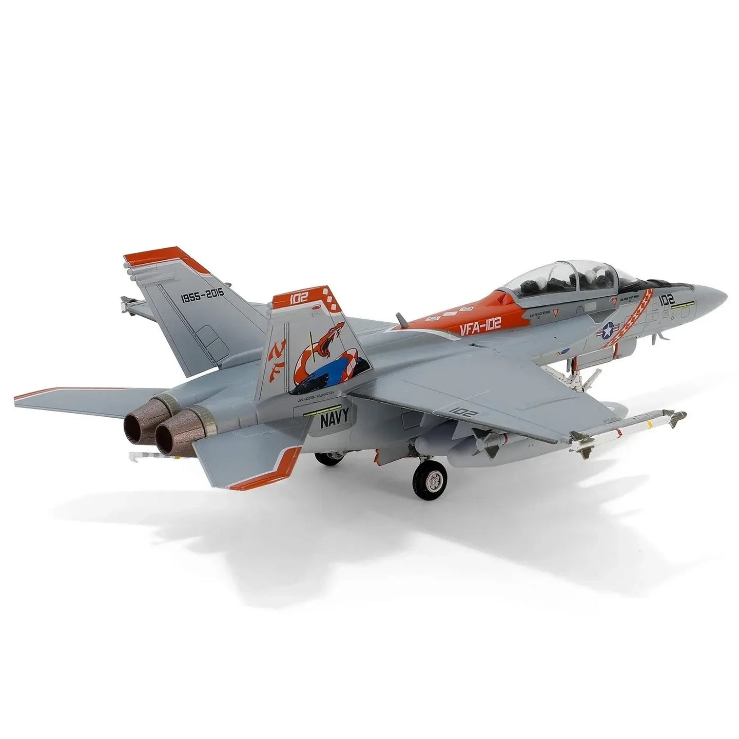 FORCES OF VALOR F/A 18F SUPER HORNET US NAVY VFA102 "DIAMONDBACKS" 2015