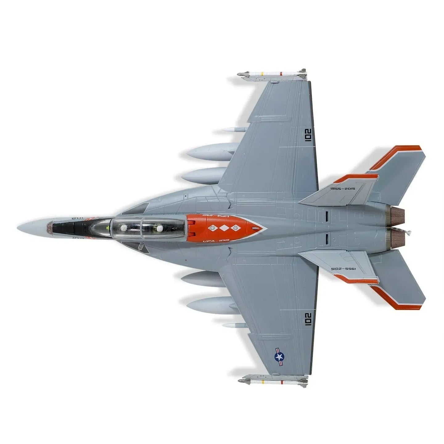 FORCES OF VALOR F/A 18F SUPER HORNET US NAVY VFA102 "DIAMONDBACKS" 2015