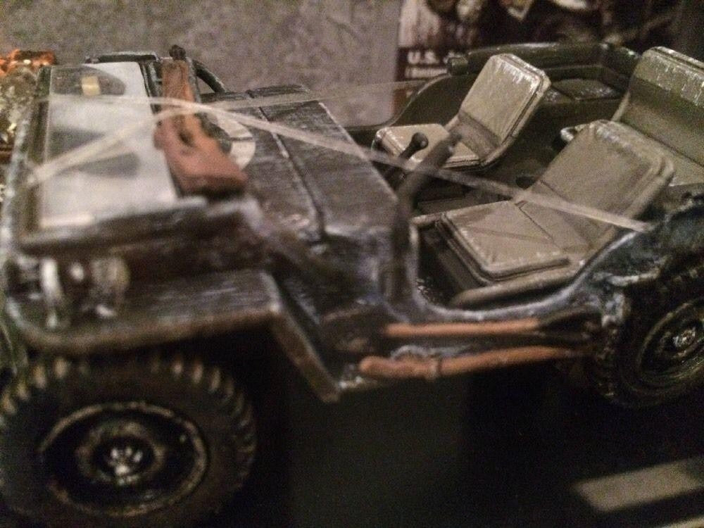 FORCES OF VALOR WILLYS JEEP U.S.ARMY NORMANDY FRANCE D-DAY JUNE 6TH 1944