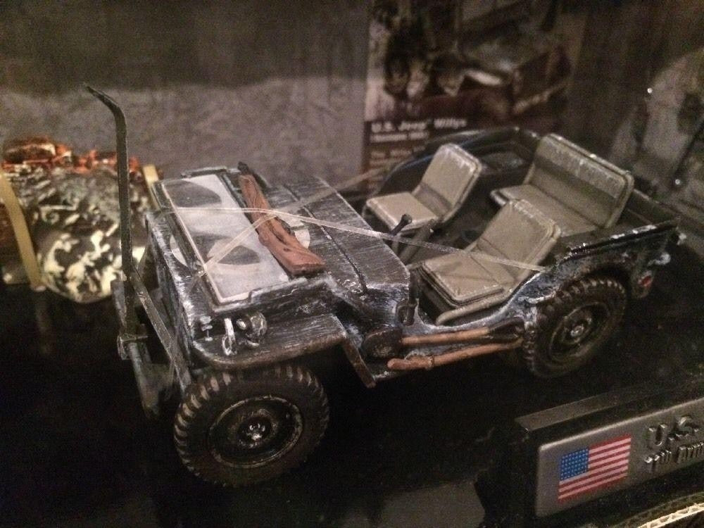 FORCES OF VALOR WILLYS JEEP U.S.ARMY NORMANDY FRANCE D-DAY JUNE 6TH 1944