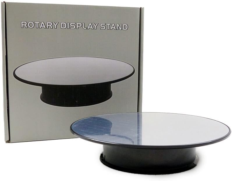ROTATING DISPLAY TURNTABLE MIRRORED TOP 1/18 SCALE MODEL DIECAST STAND
