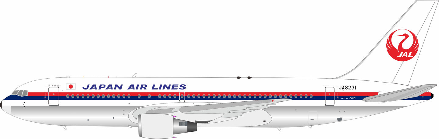 WB MODELS B767-246 JAPAN AIR LINES (JAL) REG: JA8231