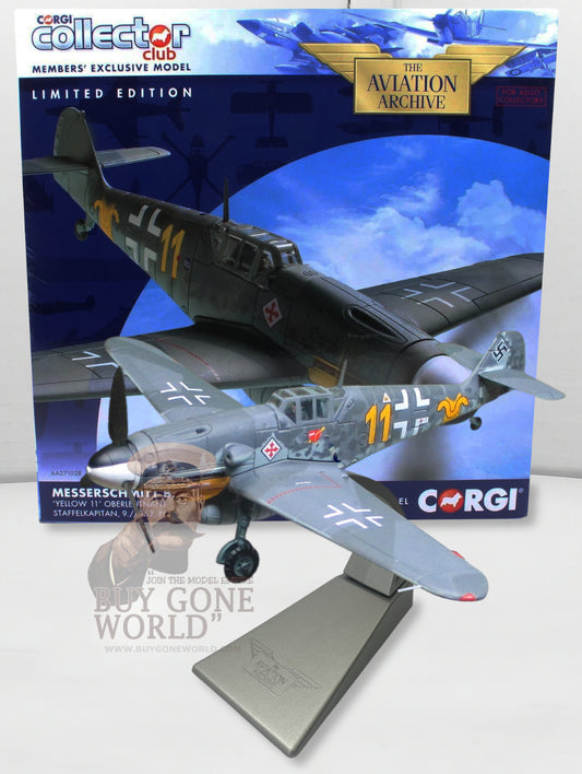 CORGI BF109G-2 "YELLOW 11" 9./JG52