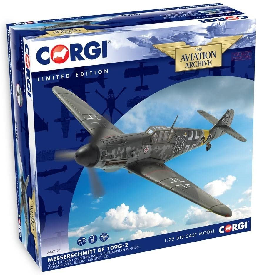 CORGI BF109G-2 STAFFELKAPITAN 8./JG52 GOSTANOVKA RUSSIA AUG 1942