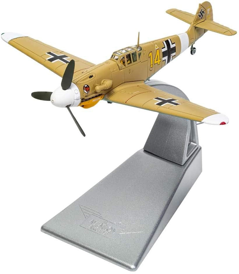 CORGI BF 109G LUFTWAFFE 3./JG 27 "YELLOW 14" HANS JOACHIM MARSEILLE QUOTAIFIYA EGYPT SEPTEMBER 30TH 1942