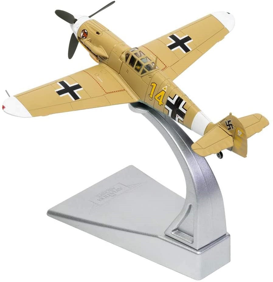 CORGI BF 109G LUFTWAFFE 3./JG 27 "YELLOW 14" HANS JOACHIM MARSEILLE QUOTAIFIYA EGYPT SEPTEMBER 30TH 1942