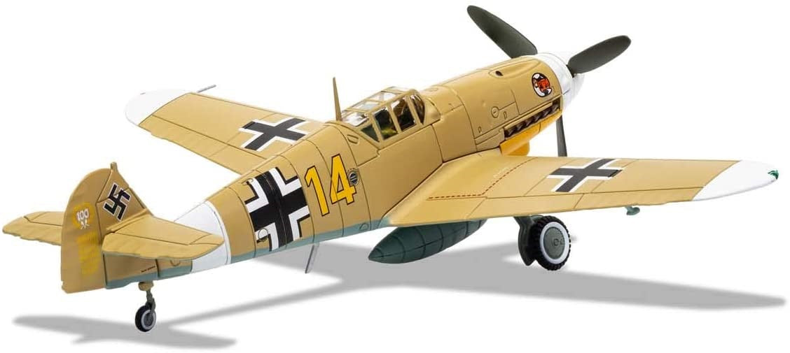 CORGI BF 109G LUFTWAFFE 3./JG 27 "YELLOW 14" HANS JOACHIM MARSEILLE QUOTAIFIYA EGYPT SEPTEMBER 30TH 1942
