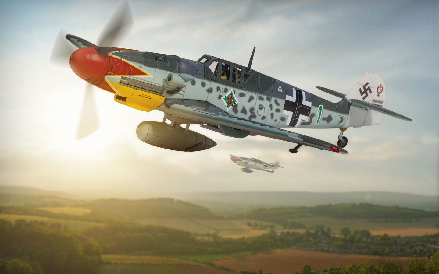 CORGI BF109G-6 LUFTWAFFE MAJOR HERMANN REG: GRAF