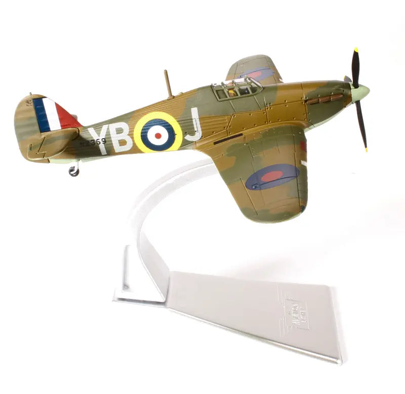 CORGI HURRICANE MK.I N2359/YBJ "WINGED POPEYE" P.O LEONARD WALTER STEVENS RAF 1940