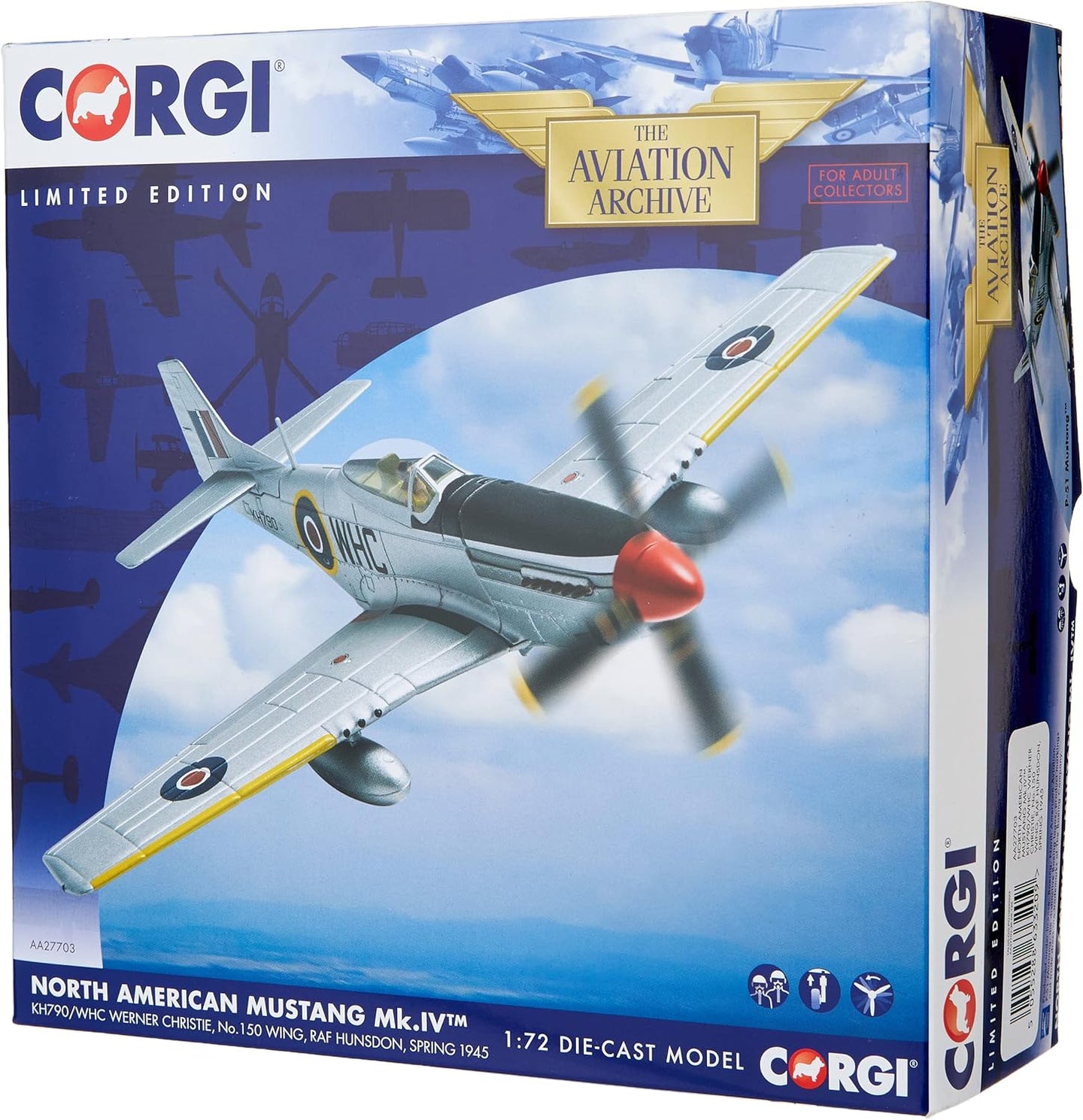 CORGI NORTH AMERICAN MUSTANG MK.IV WERNER CHRISTIE