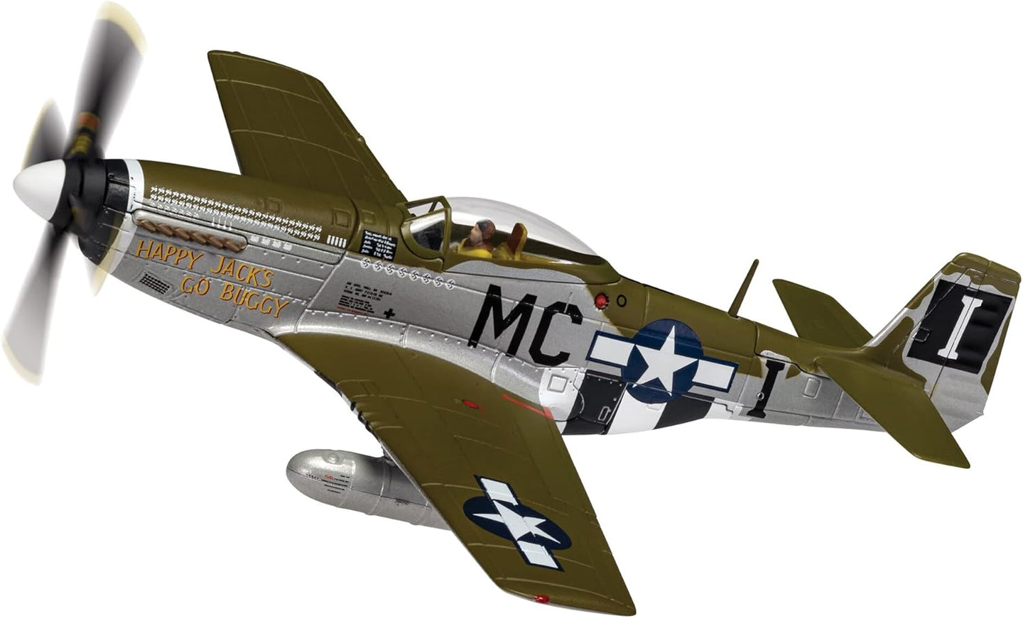 CORGI P51D MUSTANG 44 MCI HAPPY JACKS GO BUGGY