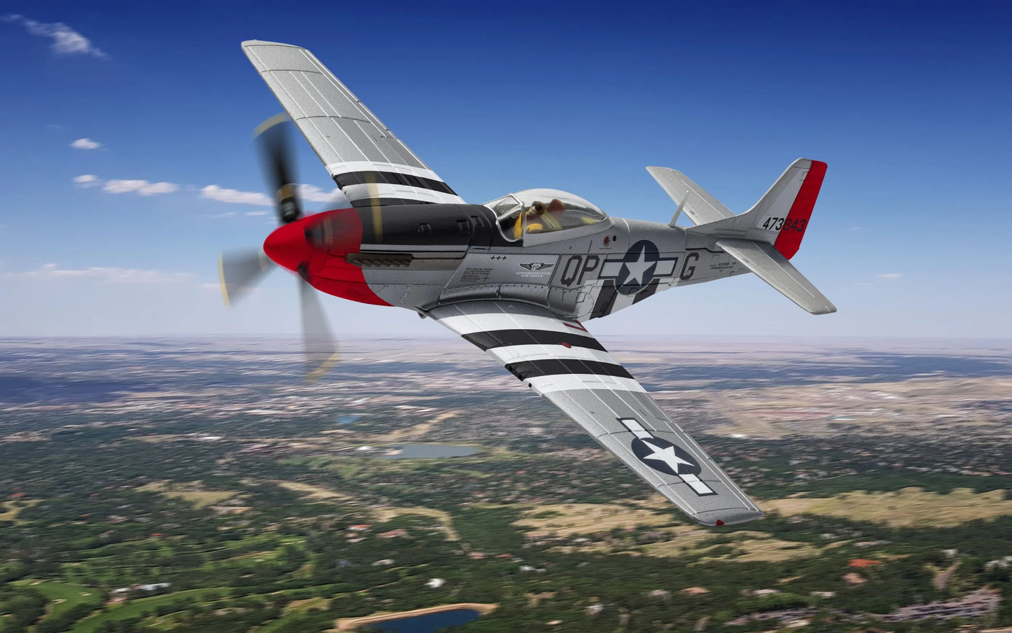CORGI P-51D MUSTANG COMMEMORATIVE AIR FORCE 44-73843 "OLD RED NOSE™"