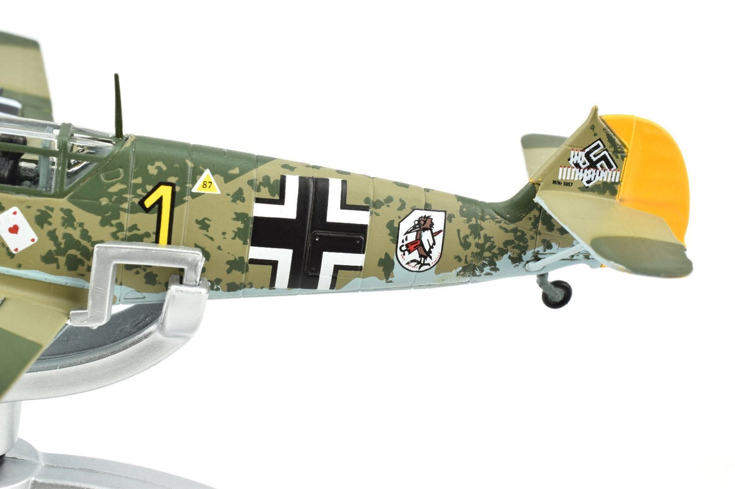 CORGI BF109 LUFTWAFFE 6./JG 51 YELLOW 1 "JOSEF `PIPS` PRILLER" MARDYCK FRANCE OCTOBER 1940