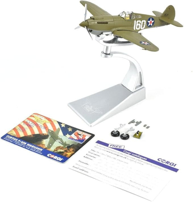 CORGI P-40B WARHAWK USAAF WHITE 160 GEORGE WELCH PEARL HARBOR 1941