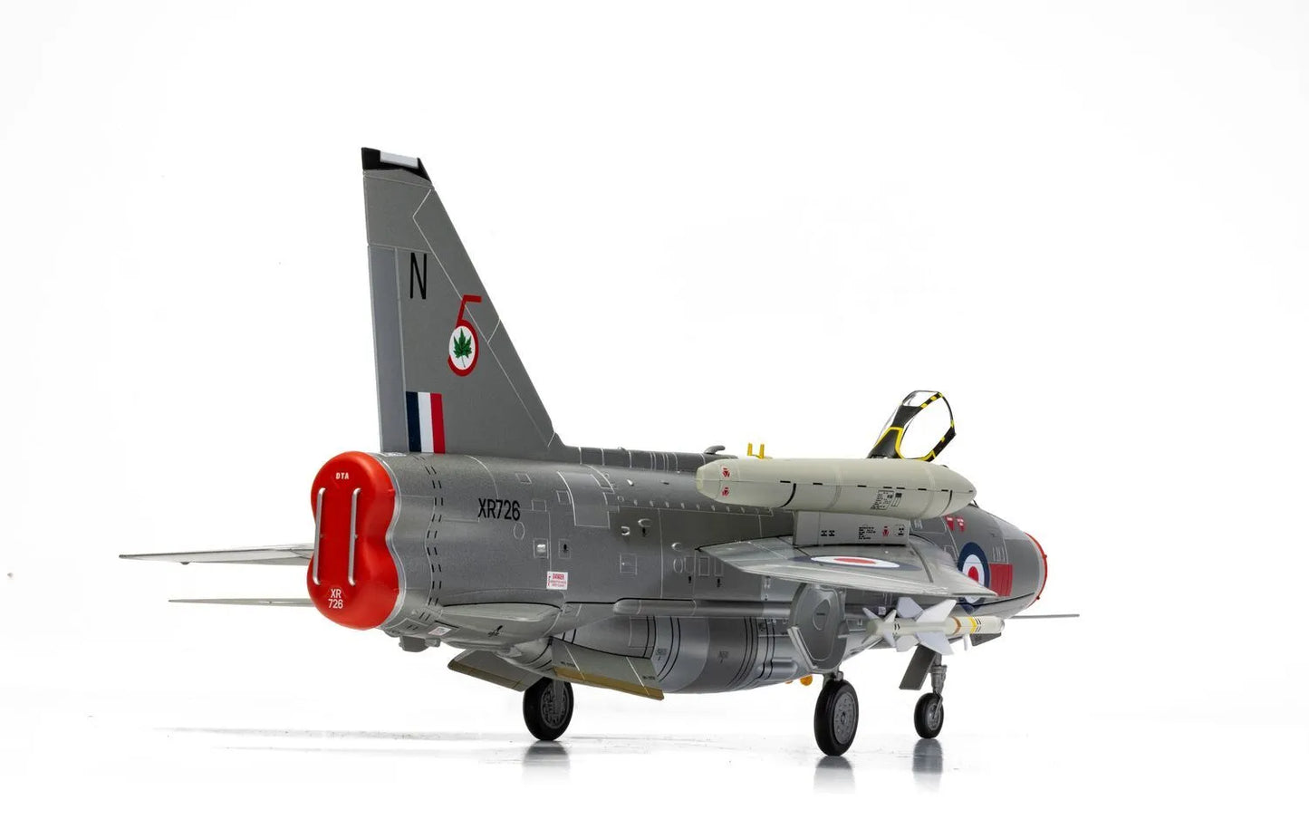 CORGI LIGHTNING F.6 XR726/N RAF NO.5 SQN BINBROOK WING RAF LECONFIELD DEPLOYMENT MAY 1973