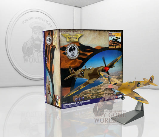 CORGI SPITFIRE MKIXC, MA408, RAF, GROUP CAPTAIN COLIN GRAY, "OPERATION HUSKY" 1943