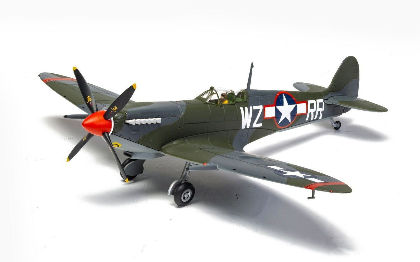 CORGI SPITFIRE MK.IXC MH656 WZ-RR "PORKY II" ROBERT CONNOR USAAF MEDITERRANEAN THEATRE 1943