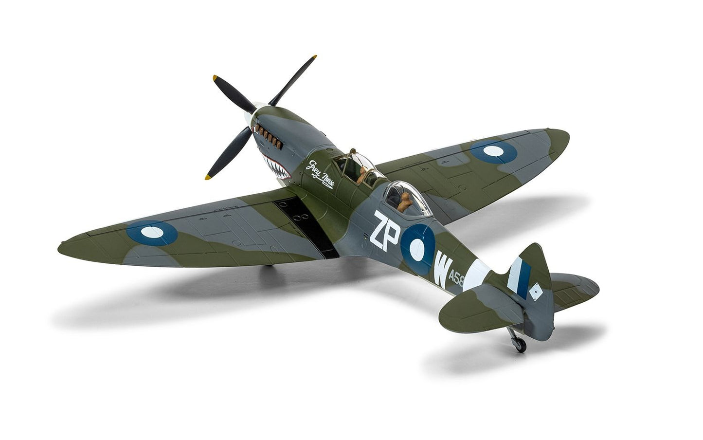 CORGI SPITFIRE T.9 TE308 (G-AWGB) "GREY NURSE" SHARKMOUTH