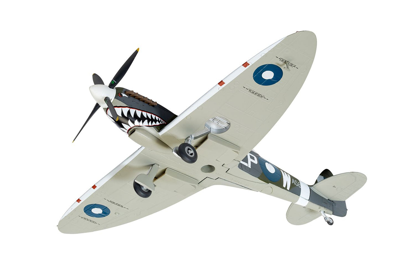 CORGI SPITFIRE T.9 TE308 (G-AWGB) "GREY NURSE" SHARKMOUTH