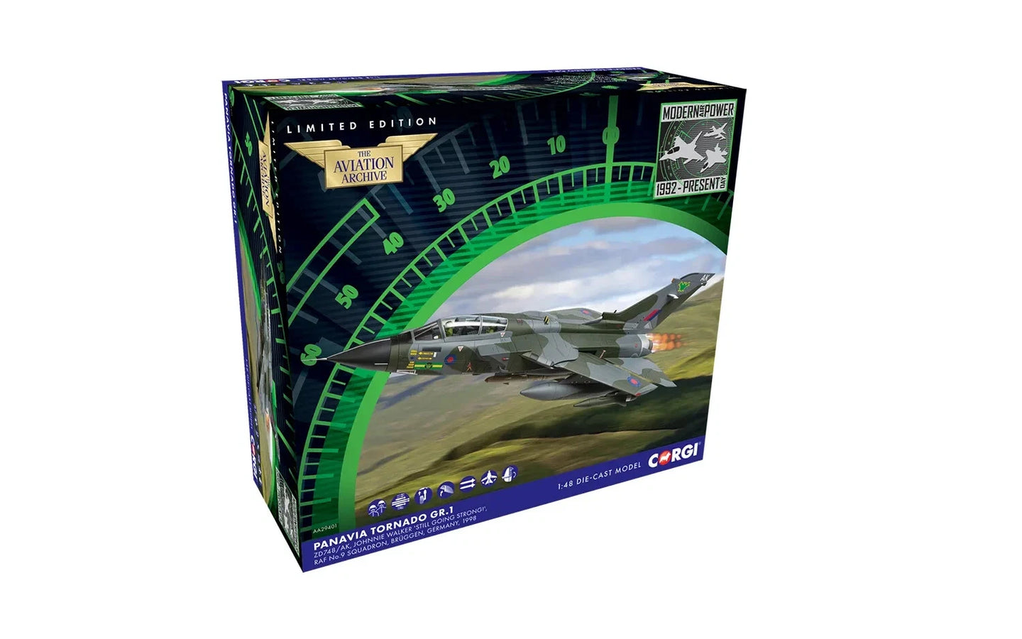 CORGI TORNADO GR.1, ZD748/AK JOHNNIE WALKER 'STILL GOING STRONG' GERMANY 1998