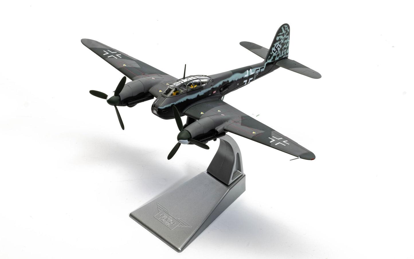 CORGI ME 410A-1 LUFTWAFFE BLACK F "RUDOLF ABRAHAMCZIK" 14./KG2 FRANCE 1943