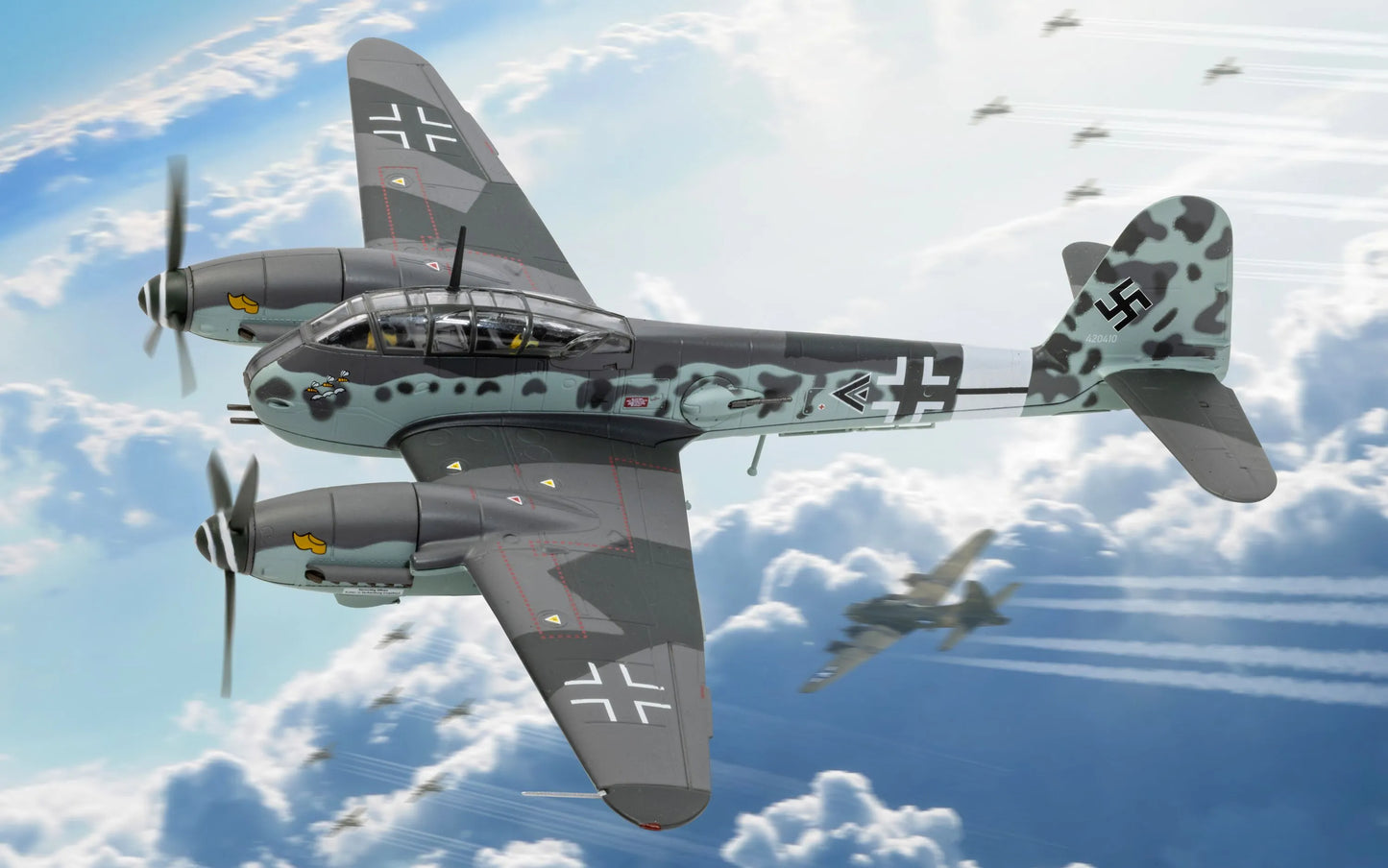 CORGI ME-410A-1/U3 LUFTWAFFE HAUPTMANN EDUART TRATT 1943