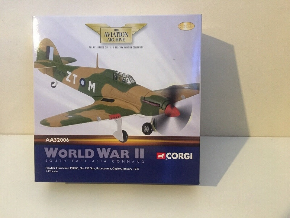 CORGI HAWKER HURRICANE MKII RAF No.258 SQN