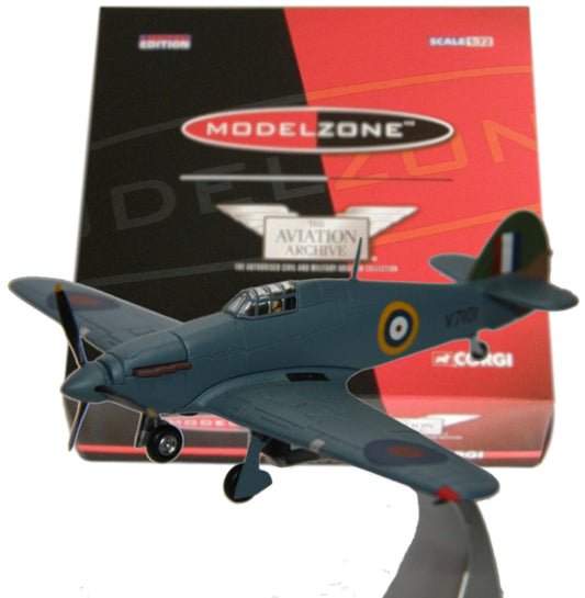 CORGI HURRICANE MK I RAF NO.69 SQUADRON V7101 GEORGE BURGES LUQA MALTA 1941
