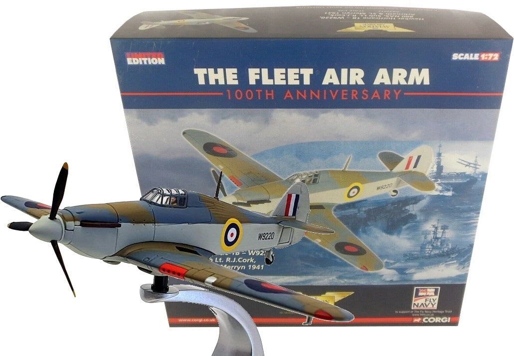 CORGI SEA HURRICANE ROYAL NAVY FLEET AIR ARM (RNFAA) No.880 NAS RICHARD "DICKIE" CORK 1941