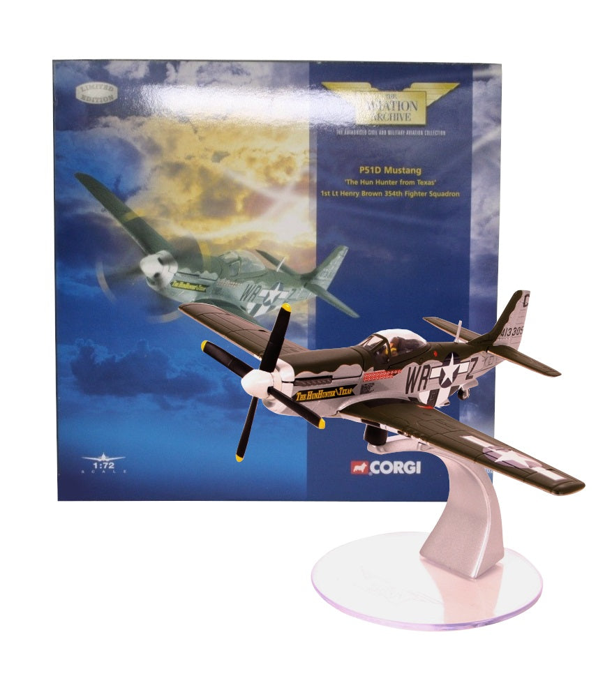 CORGI P-51D MUSTANG USAAF "THE HUN HUNTER FROM TEXAS"